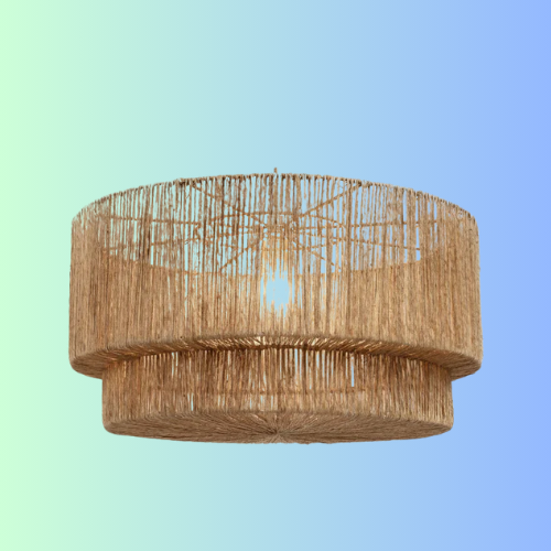 Luminous Rattan Pendant Light