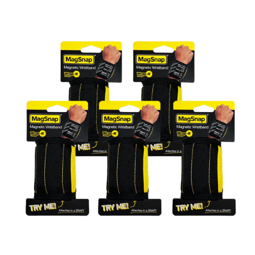 MagSnap® - Magnetic Snap Wristband (5-Pack)