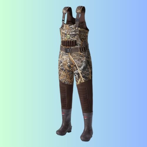 MarshQueen Women’s Waders for Duck Hunting | Neoprene Chest Waterproof Waders with Boots | Camo Waterfowl Waders for Ladies