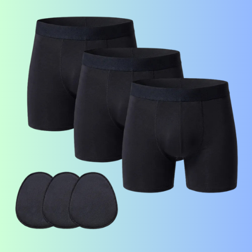 Men’s Max Protect Leakproof Boxers (3-Pack)