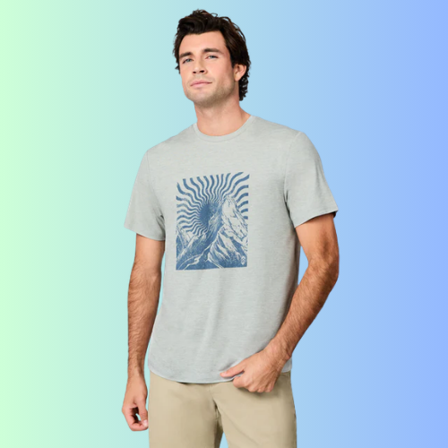 Men's Super Soft Microtech Short Sleeve Graphic Crew Tee