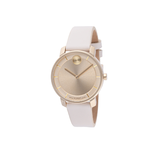 Movado 34mm / White | Gold Dial