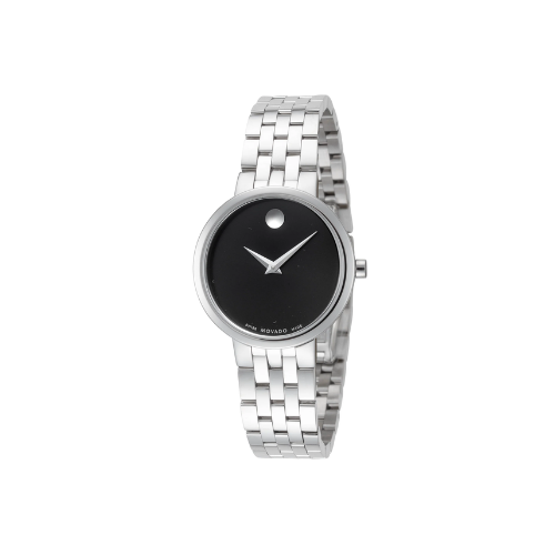 Museum 29mm / Black / Silver | Black Dial