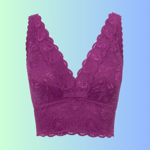Never Say Never Curvy Plungie Longline Bralette