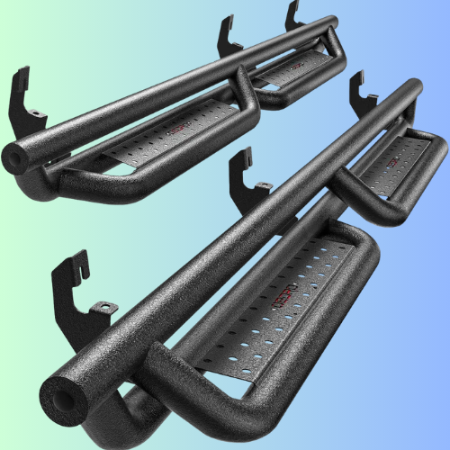 OEDRO 6" Running Boards Compatible with 2015-2026 Chevy Colorado/GMC Canyon Crew Cab,Bolt-on Drop Side Step,Black Powder Coated All-Steel Nerf Bar