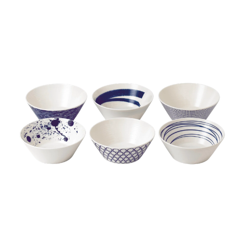 Pacific Blue Cereal Bowl, Set of 6