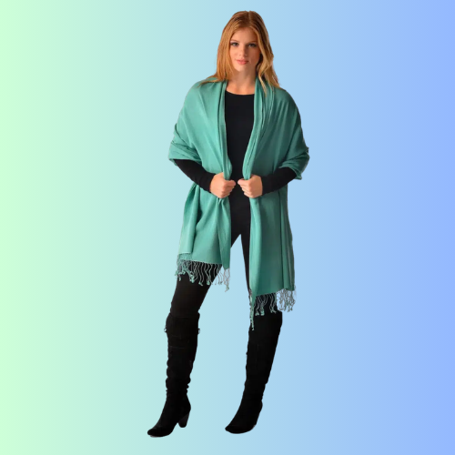 Pashmina and Silk Wrap
