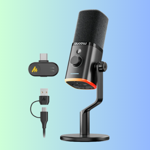 PD100W Wireless & USB Dynamic Microphone