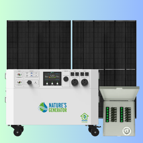Powerhouse Gen 2 Solar Generator and Transfer Switch