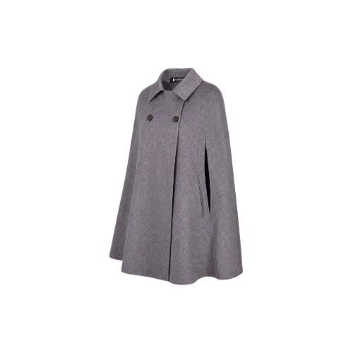 Pure Cashmere Cape Style Coat