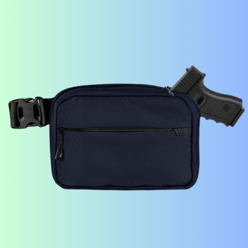 QAPX LOW PROFILE CORDURA® CONCEALMENT BAG (X-LARGE) MIDNIGHT BLUE WITH KYDEX HOLSTER