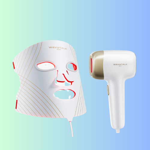 Radiant Skin Duo Glow Time LED Therapy Mask & Bare It IPL Hair Removal