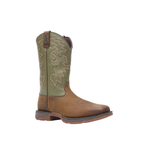 Rebel by Durango Coffee & Cactus Pull-On Western Boot
