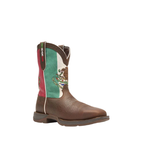Rebel by Durango Steel Toe Mexico Flag Western Boot