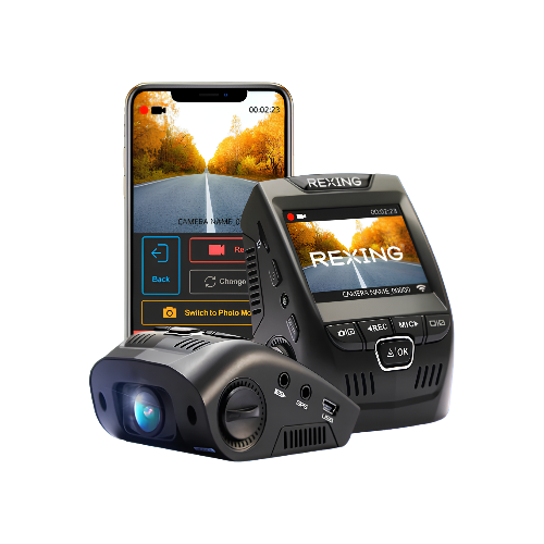 Rexing V1-4K Ultra HD Car Dash Cam with Wi-Fi