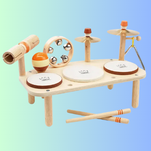 Rhythm Station – Wooden 11-in-1 Musical Table & Drum Set