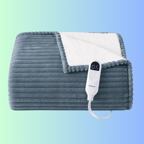 Ribbed Heated Blanket