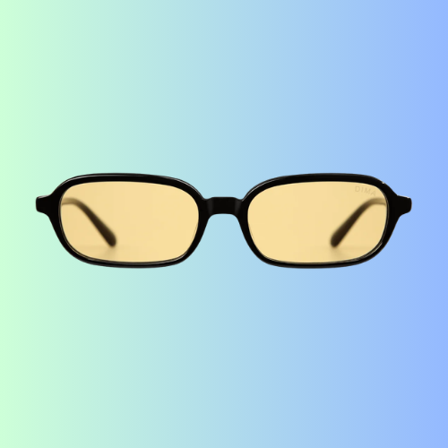 rikki black frame yellow lens