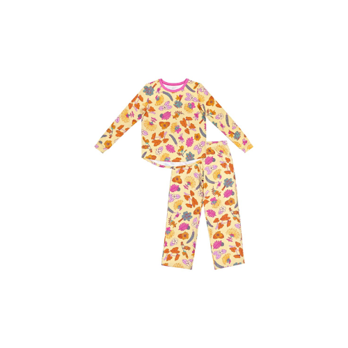 Roots & Blooms Women's Long Bamboo Pajamas