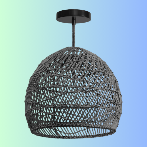 Santana Rattan Pendant Light