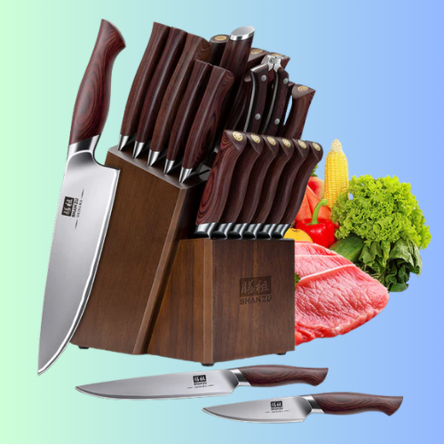 SHAN ZU OKIWANA | 21-Piece Kitchen Knife Set