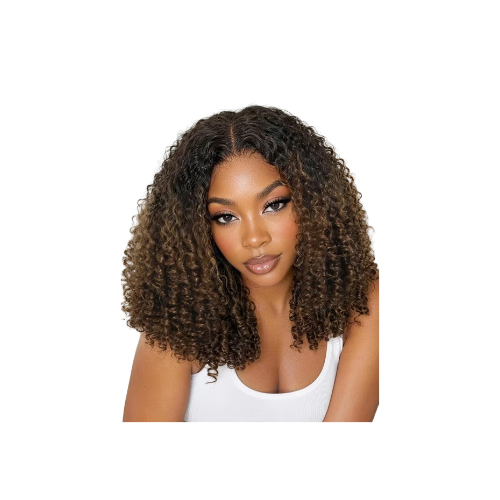 Sunber Full Finger Coils 7x5 Bye Bye Knots Chestnut Brown No Slip Lace Wig With Invisi Drawstring