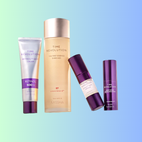 Time Revolution Anti-Aging K-Beauty Skincare Routine Kit