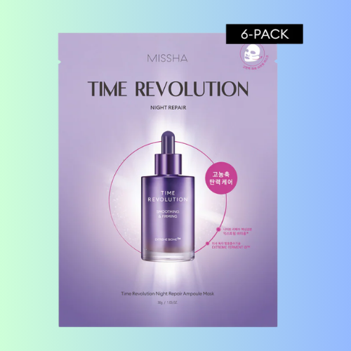 Time Revolution Night Repair Ampoule Sheet Mask 6PK