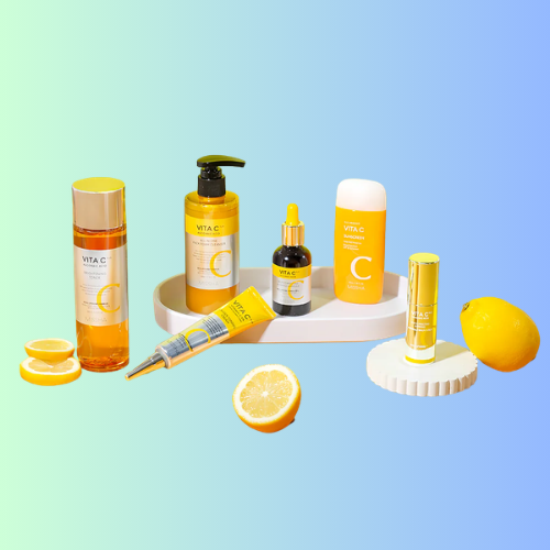 Vita C Brightening K-Beauty Skincare Routine Kit