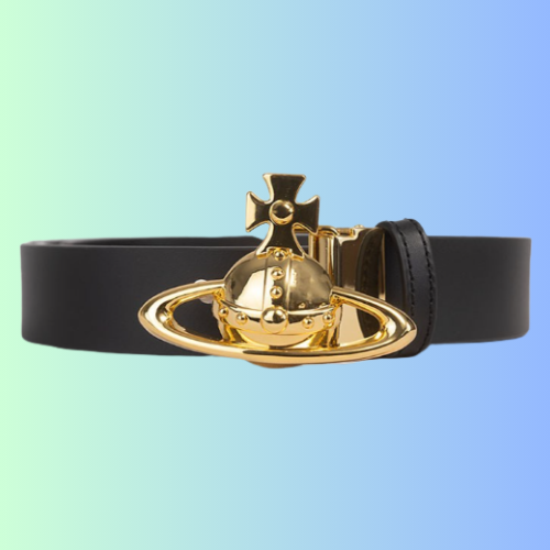 Vivienne Westwood Womens Orb Buckle Palladium Belt