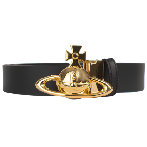 Vivienne Westwood Womens Orb Buckle Palladium Belt