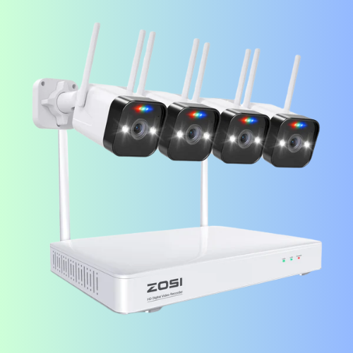 W4 Pro 3MP Whole-Home Mesh WiFi Security System (Hard drive not included)