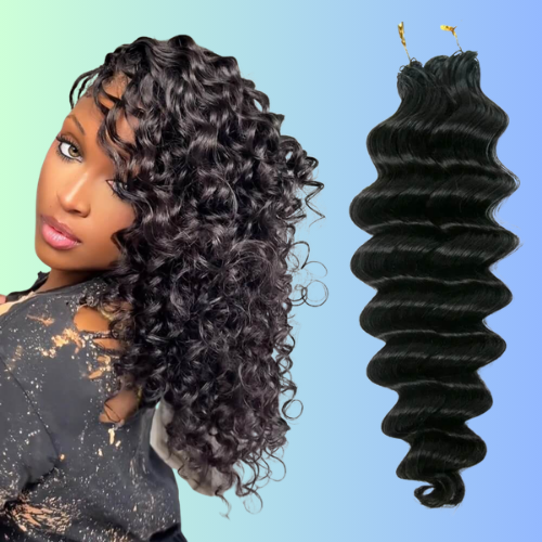 Water Burmese Curly Crochet Human Hair